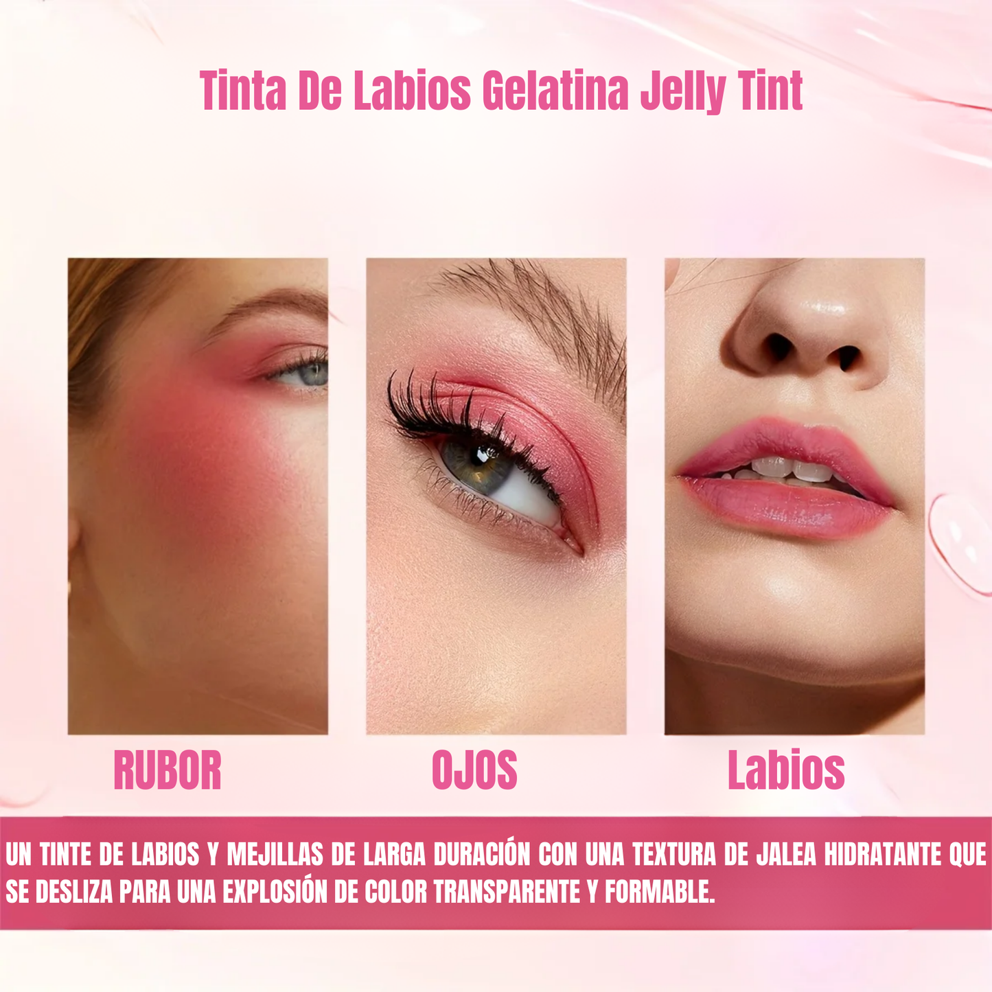 JELLY TINT™ PACK 4 - LABIOS Y RUBOR