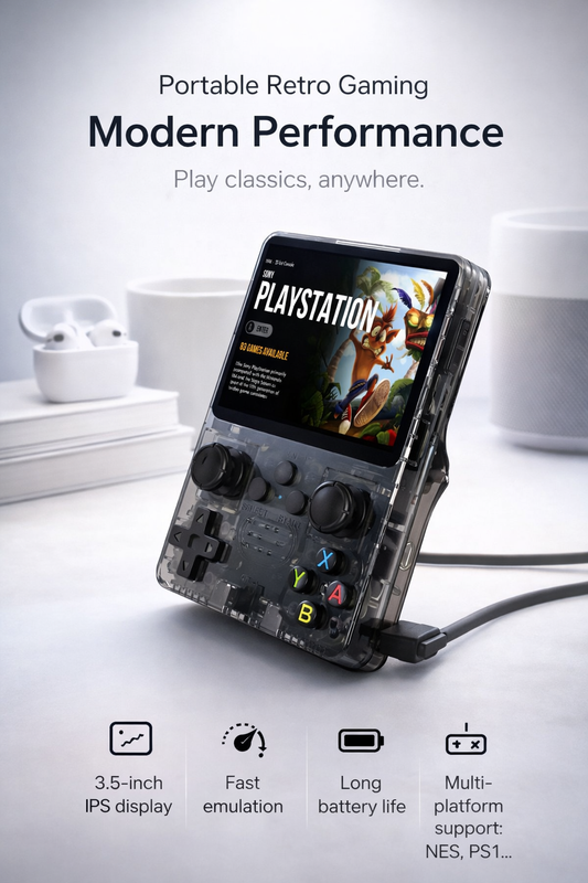 🎮 Consola Portátil R35S – Pantalla IPS